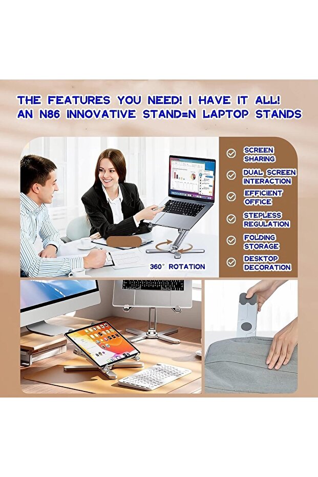 X-Shaped Laptop Stand - 8