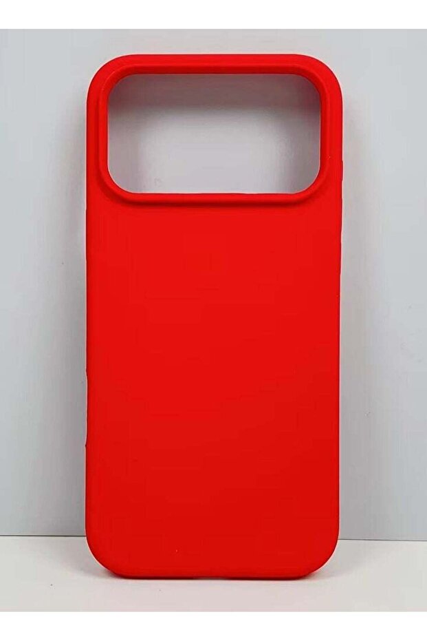Classic Red Silicone Case for iPhone 17 Pro – Ultra Slim, Dustproof, Camera Safety