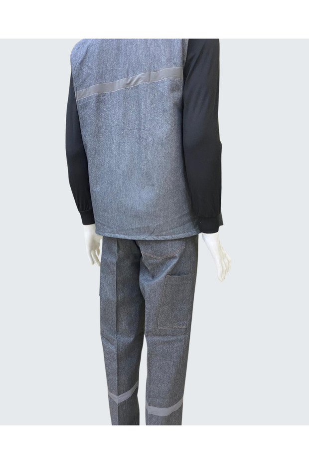 Reflective Jeans Work Suit - 6