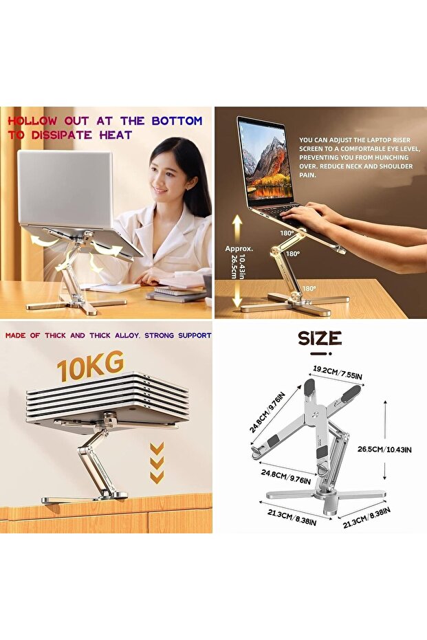 X-Shaped Laptop Stand - 2