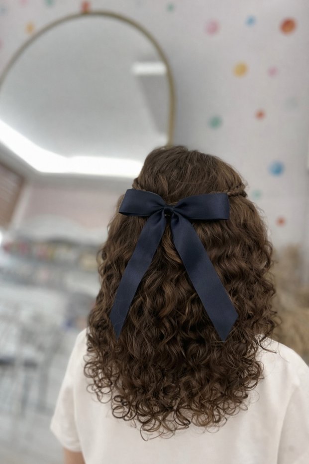Sallantılı Kurdela Fiyonk Klips Toka Bows