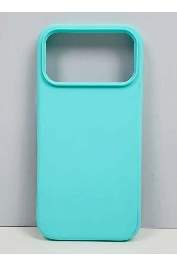 Premium Liquid Silicone Case for iPhone 17 Pro Max – Anti-Slip, Anti-Fingerprint – Blue Tint
