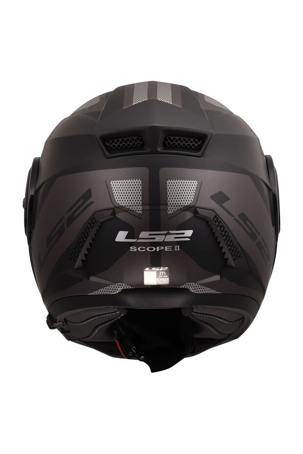 SCOPE 2 AXIS MAT SİYAH-TITANIUM KASK - 8