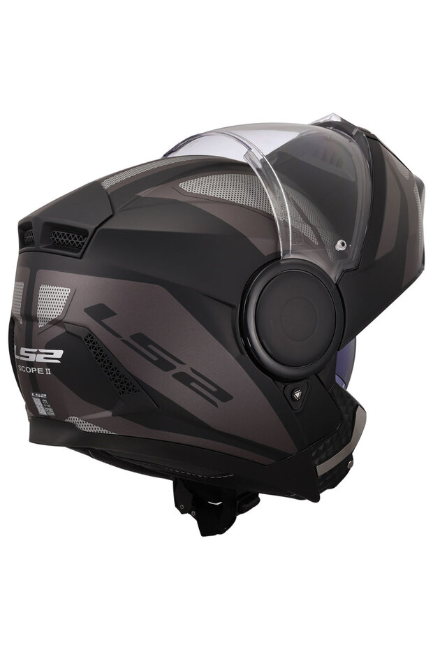 SCOPE 2 AXIS MAT SİYAH-TITANIUM KASK - 4