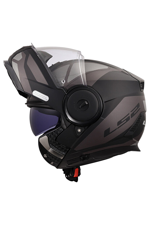 SCOPE 2 AXIS MAT SİYAH-TITANIUM KASK - 3