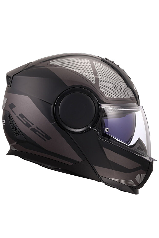 SCOPE 2 AXIS MAT SİYAH-TITANIUM KASK - 6