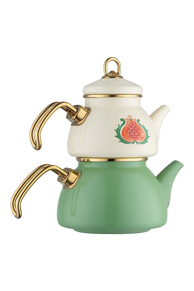 Nar Emaye Glory Mini Çaydanlık Set - 2