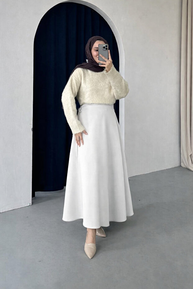 bağlamalı scuba etek - 4