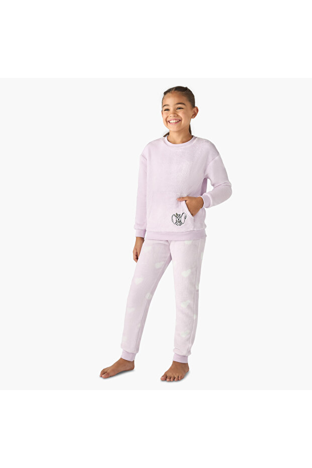 Dumbo Textured T-shirt and Pyjama Set