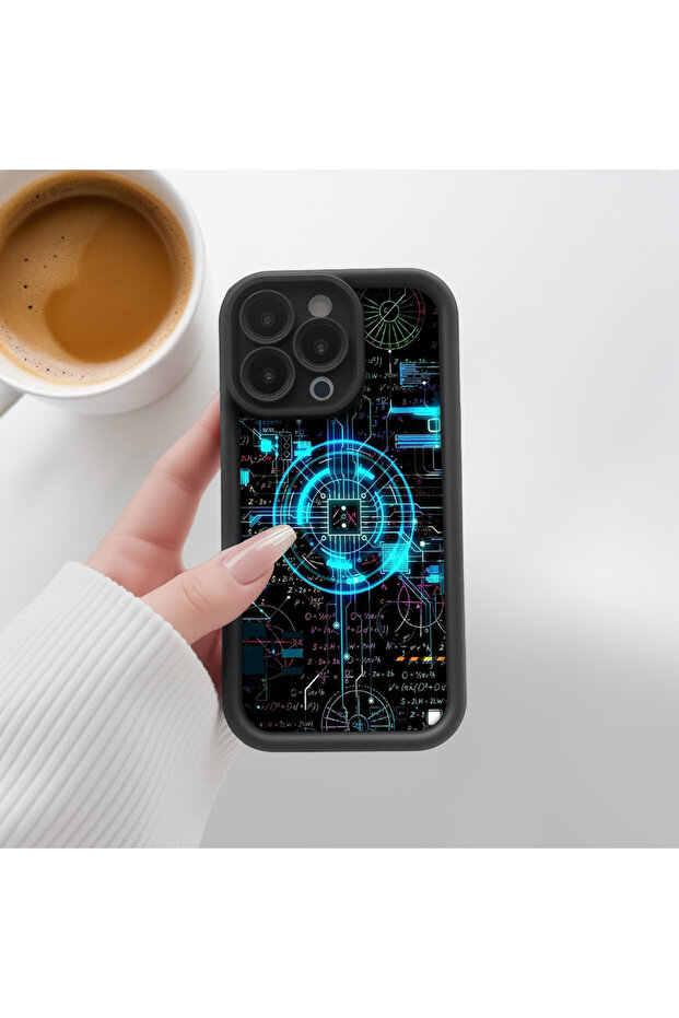 حافظة هاتف من السيليكون الناعم المتوافقة مع هاتف iPhone 12، نمط البيتكوين المضاد للسقوط - 7