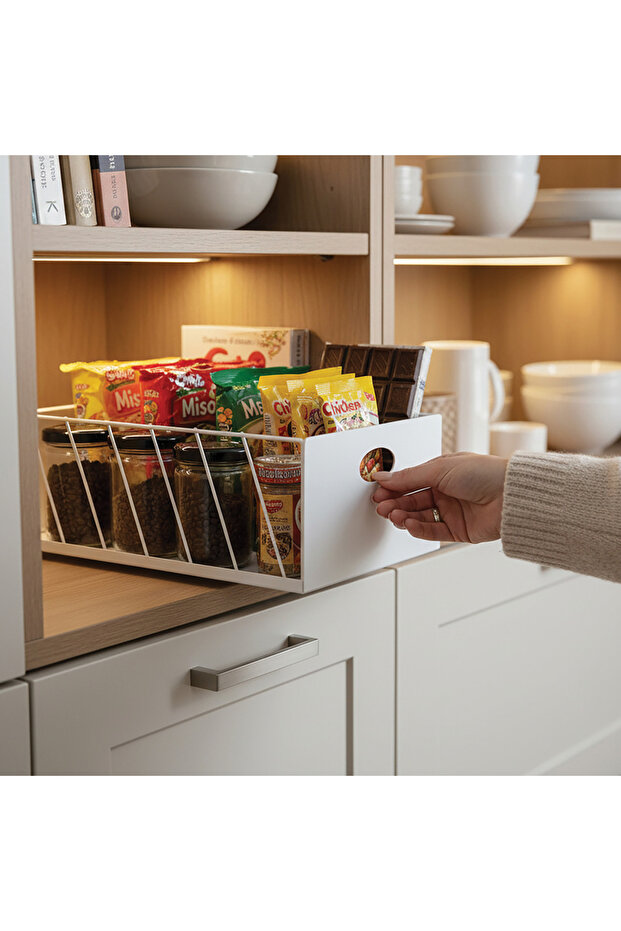 23' Šafta za ormarić, ladica, bela - 7