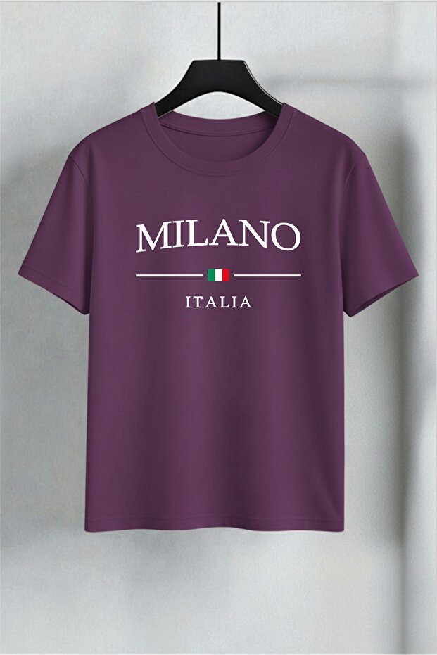 Unisex Milano Italy Printed Design Tshirt