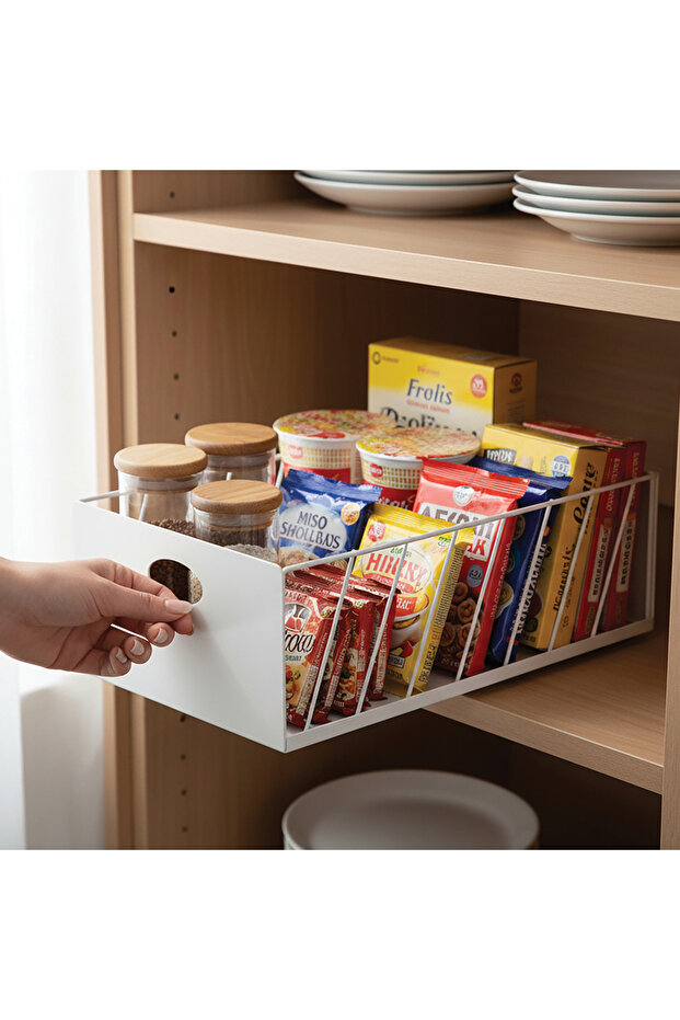 23' Šafta za ormarić, ladica, bela - 8