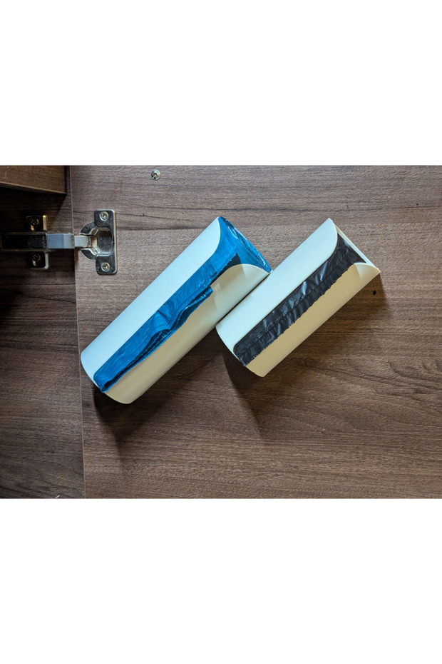 2 Pieces Garbage Bag Dispenser 16Cm-12Cm Garbage Bag-Refrigerator Bag Adhesive Organizer Holder