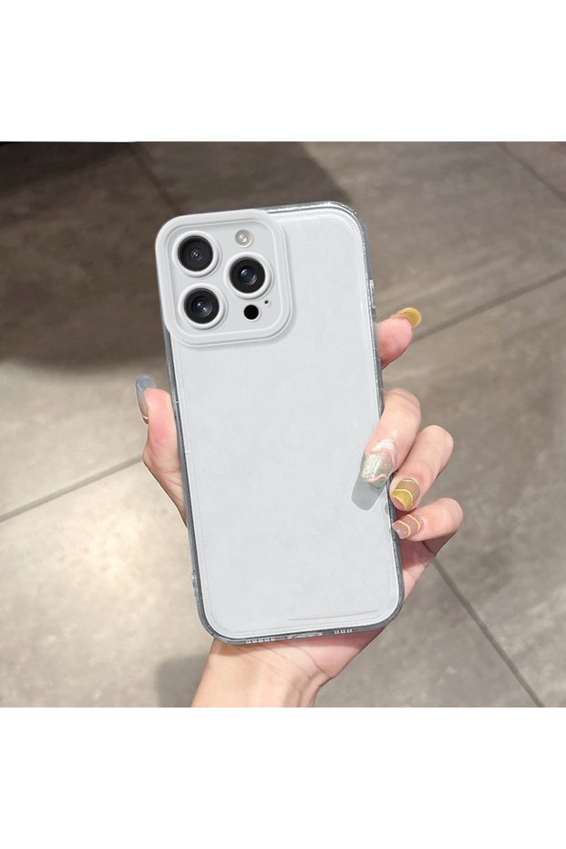 iPhone 16 Pro Max Compatible Case Camera Protected Transparent Ultra Thin Silicone Cover