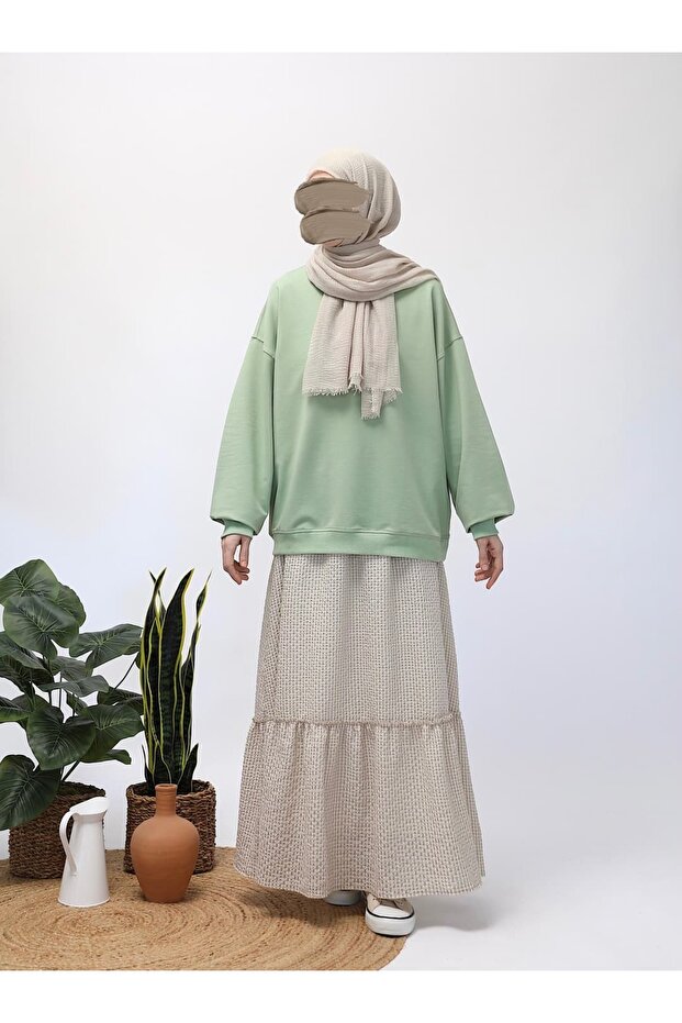 Genç Sweatshirt - Yonca yeşili - 3