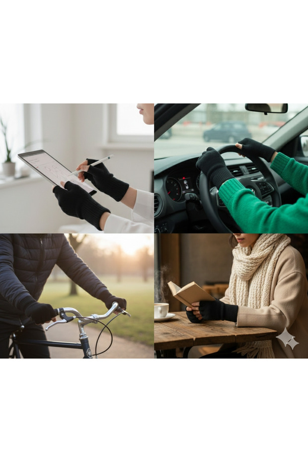 Kısa parmak eldiven kesik - 4