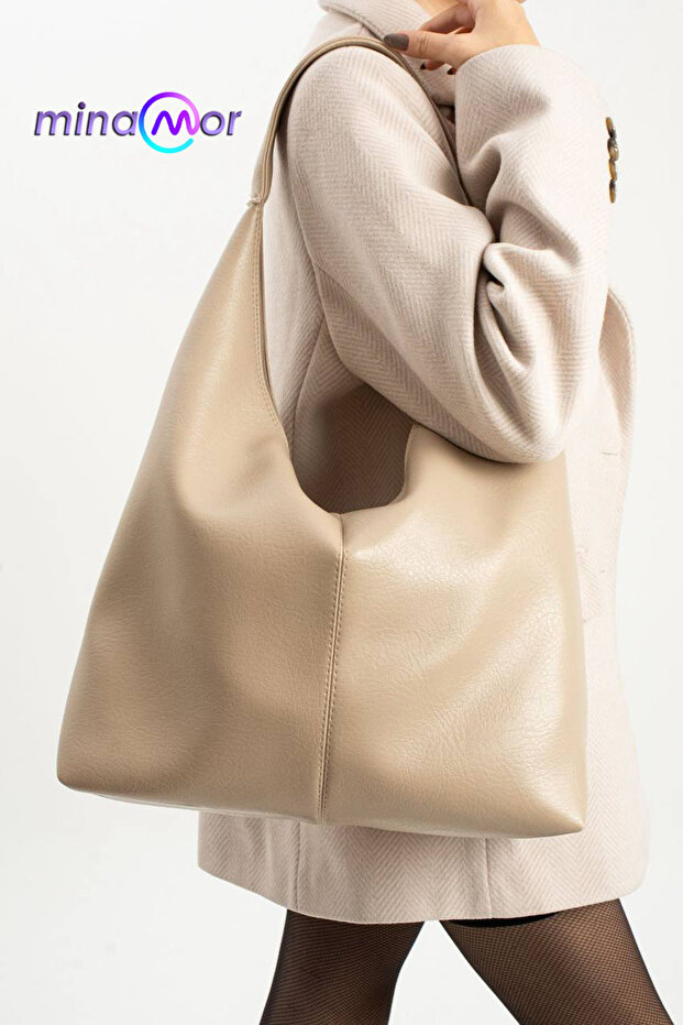 Faux Leather Women's Shoulder Bag