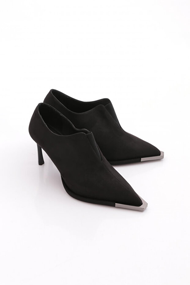 1830 Kadin Gold Detatli Topuklu Bot - 2