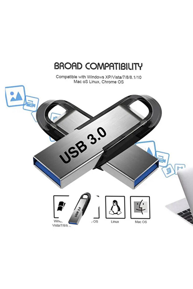 USB Flash Drive 2TB | High-Capacity Portable USB Storage Memory Stick - 3