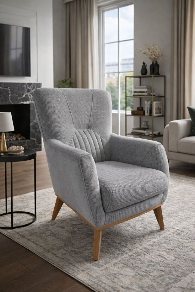 Ahşap Nirvana Tekli Berjer - 1