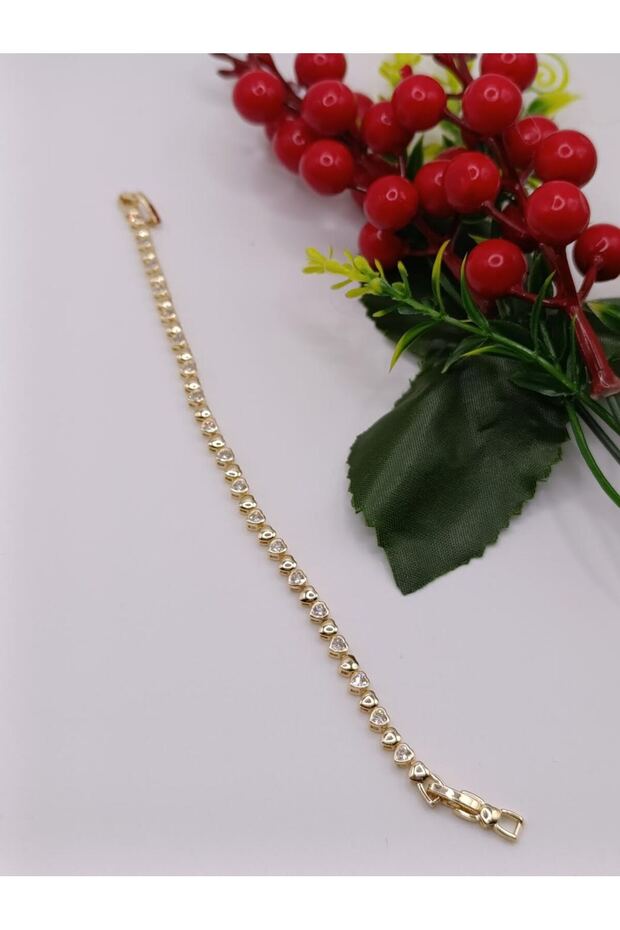 Gift Series for Loved One, Minimalist, Stone, Heart Stainless Steel Bracelet