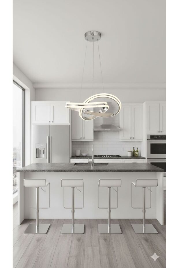 ÇİFT YOLLU LEDLİ SARKIT AVİZE - 2