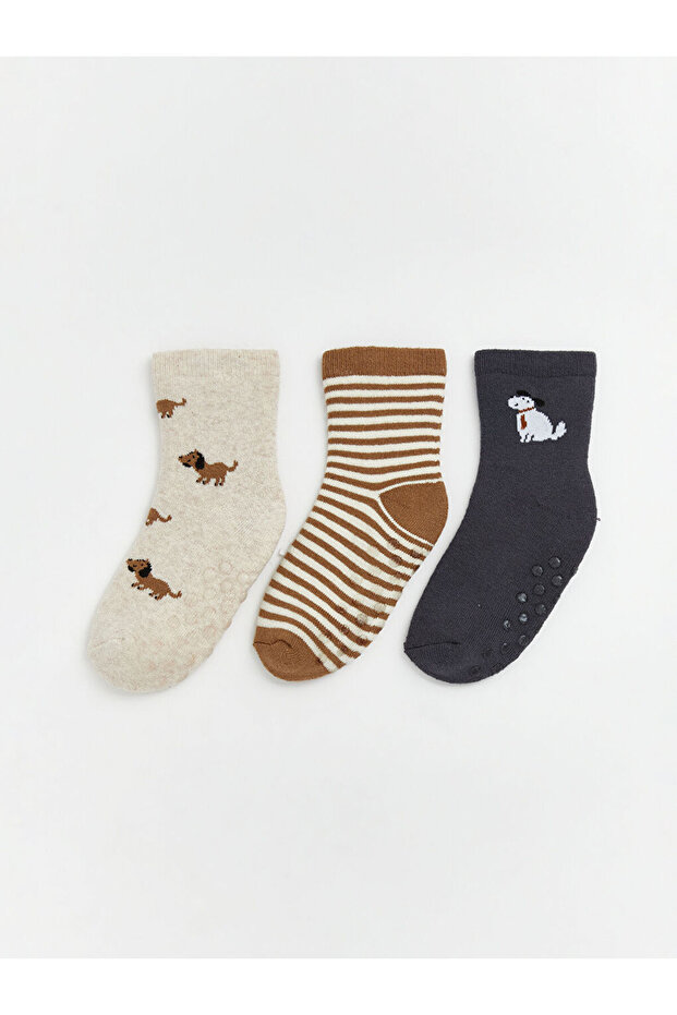 Sparkling Choices from Shining Store: 3-Piece Embroidered Baby Boy Socks