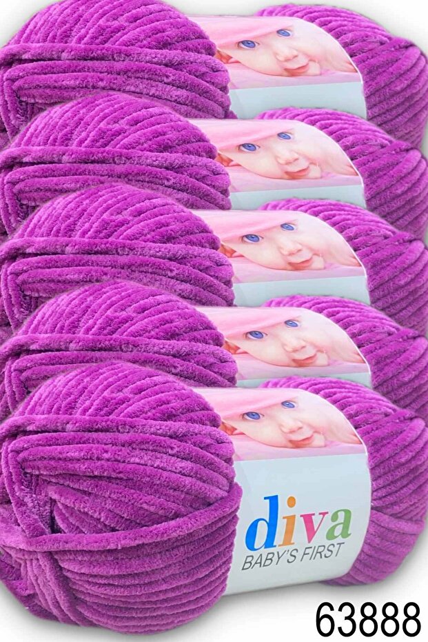 Babys First Velvet Yarn (5X100Gr.) 63888