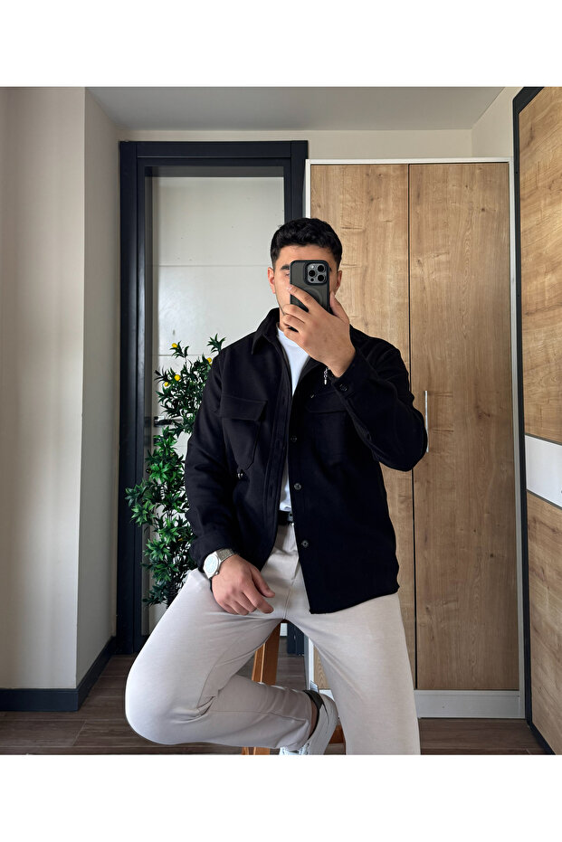 Men's Jacket Shirt Classic Regular - 5