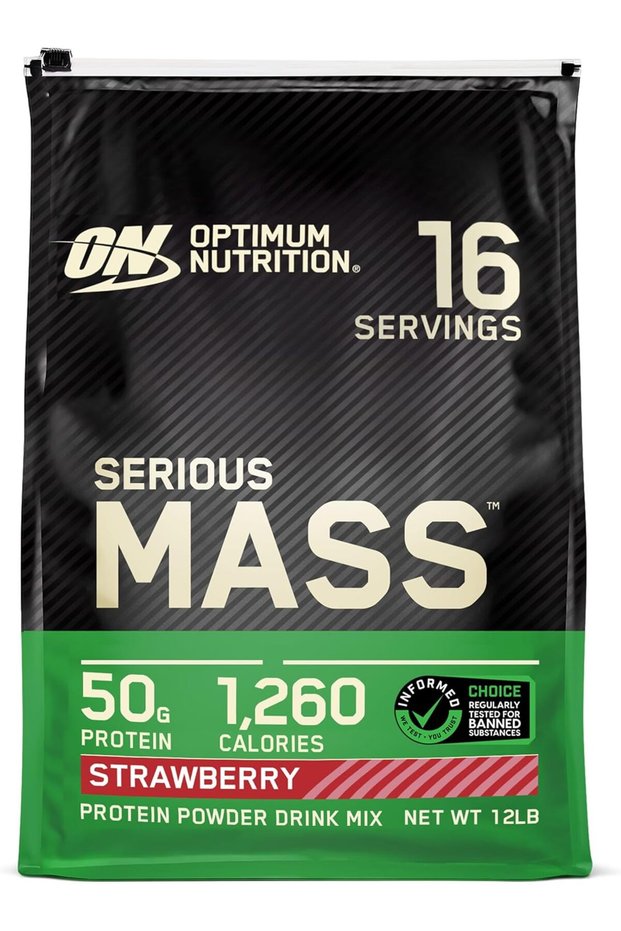 Serious Mass, Weight Gainer Protein Powder, Mass Gainer, Vitamin C and Zinc for Im