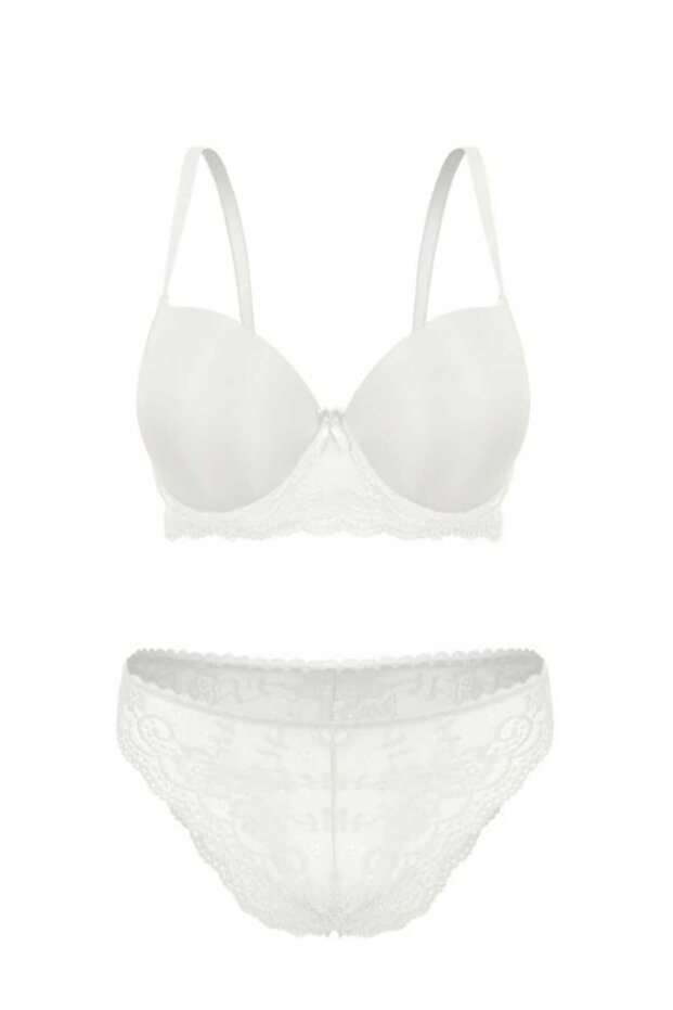 طقم حمالة صدر مبطنة بالكامل مع دعم مزدوج - 1