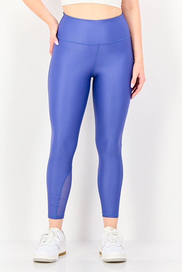 Women Sportswear Fit Pull On Training Leggings, Light Lavender