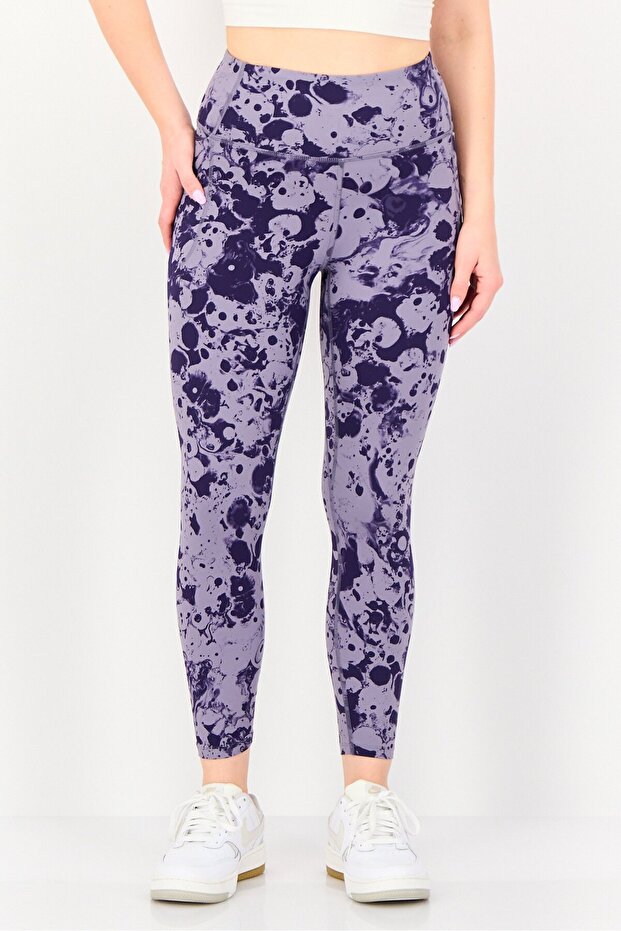 Women Sportswear Fit Training Pull On Ankle Leggings, Multicolor
