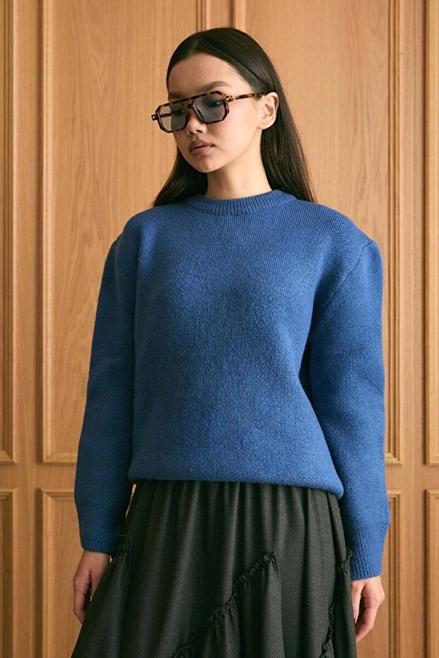 Mavi Triko Kazak - 1