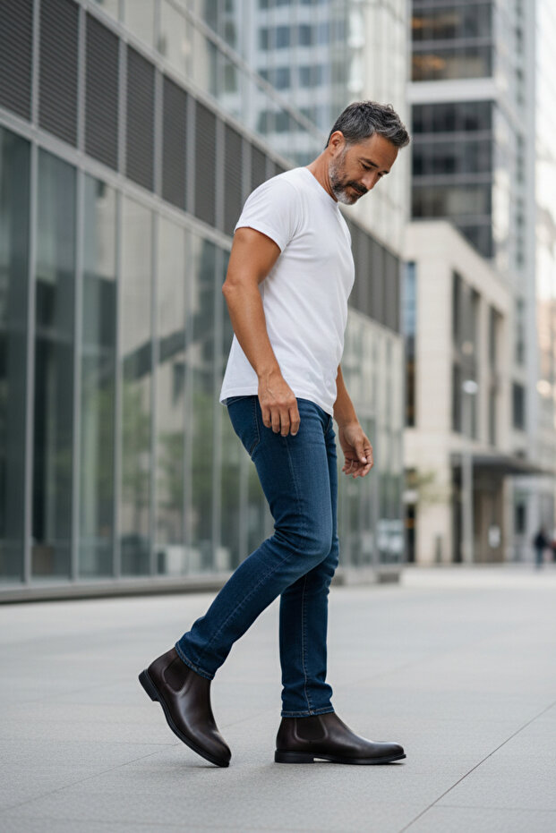 STORE Siyah Erkek Deri Bot BLAST - 7