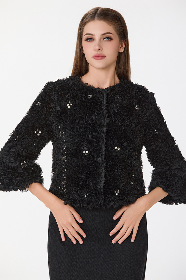 جاكيت مميز مع كريستال - 7