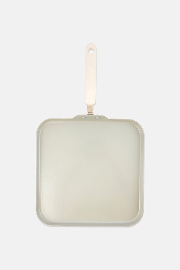 Ceramic Non-Stick Flat Griddle, Grey