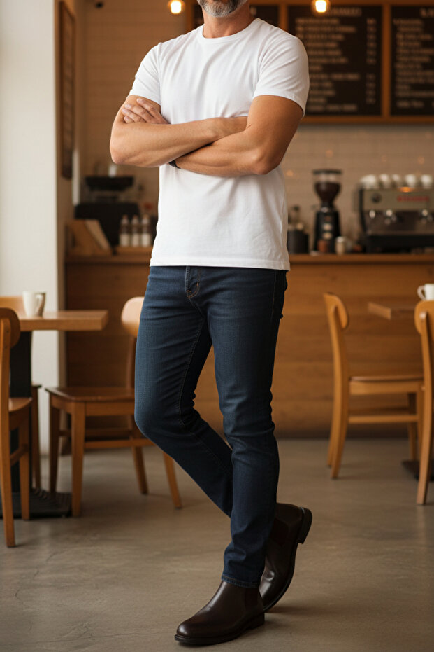 STORE Siyah Erkek Deri Bot BLAST - 5