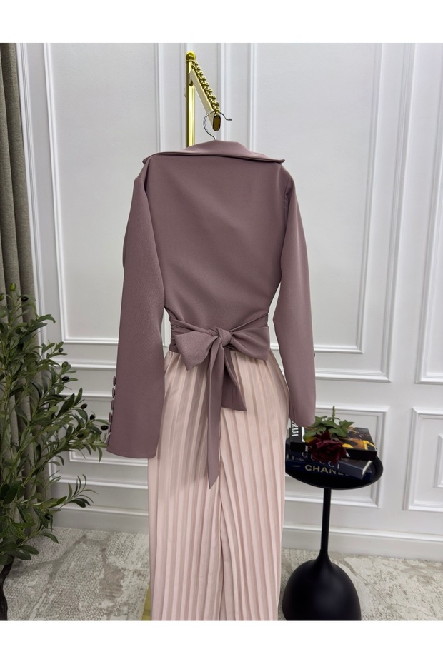 Two-piece jumpsuit, Barbie fabric - 7