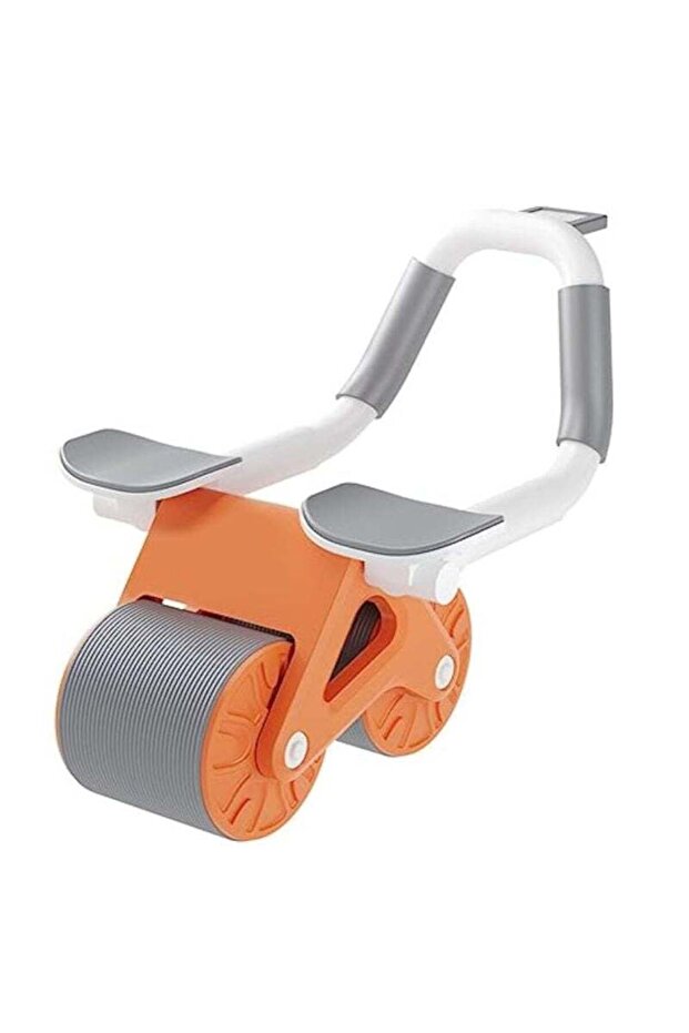 Abdominal Exercise Roller with Elbow Support, Automatic Rebound for Home Gym