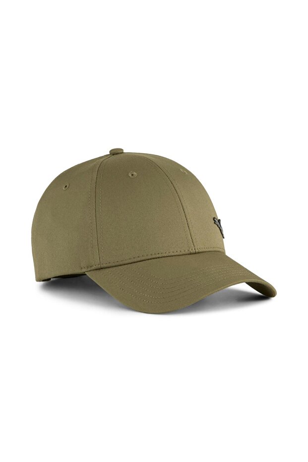 Essentials Metal Cat Bb Cap Green Unisex Hat - 1