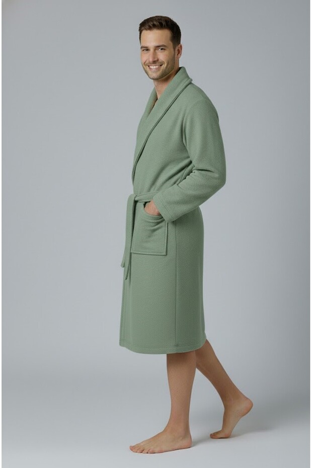 Cotton Premium Bathrobe I Unisex I Ultra - Soft I Bathrobe I Shawl Collar I Dowry I Men's & Women's Bathrobe - 3