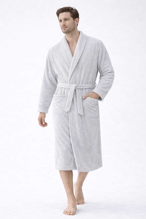Cotton Premium Bathrobe I Unisex I Ultra - Soft I Bathrobe I Shawl Collar I Dowry I Men's & Women's Bathrobe - 1