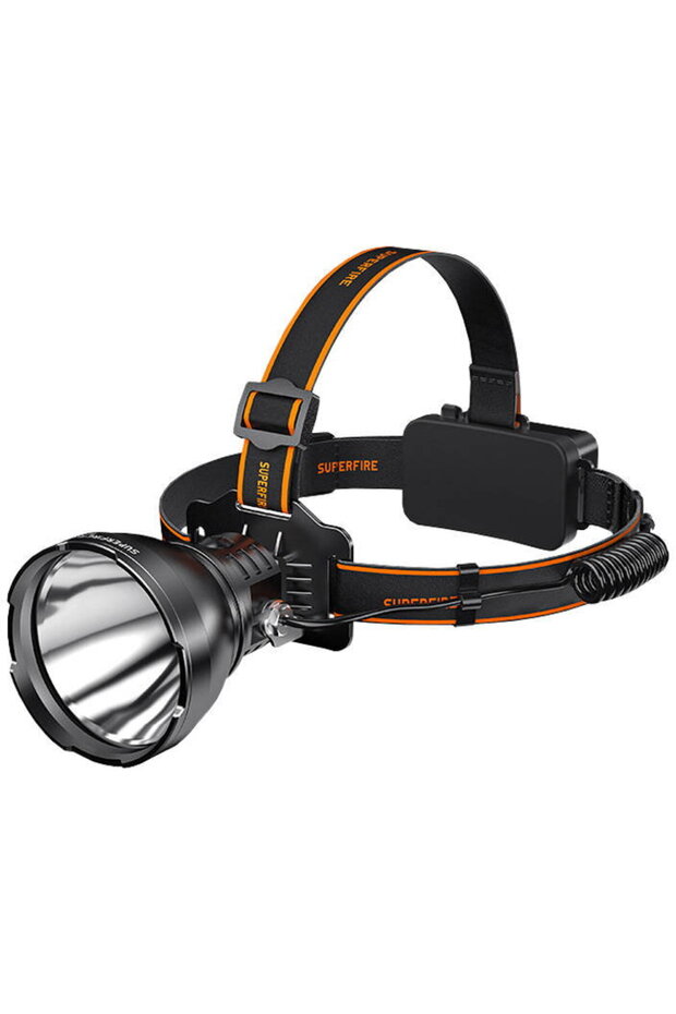 Lanternă frontală HL60, 2300lm, USB-C - 1