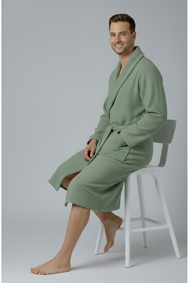 Cotton Premium Bathrobe I Unisex I Ultra - Soft I Bathrobe I Shawl Collar I Dowry I Men's & Women's Bathrobe - 5