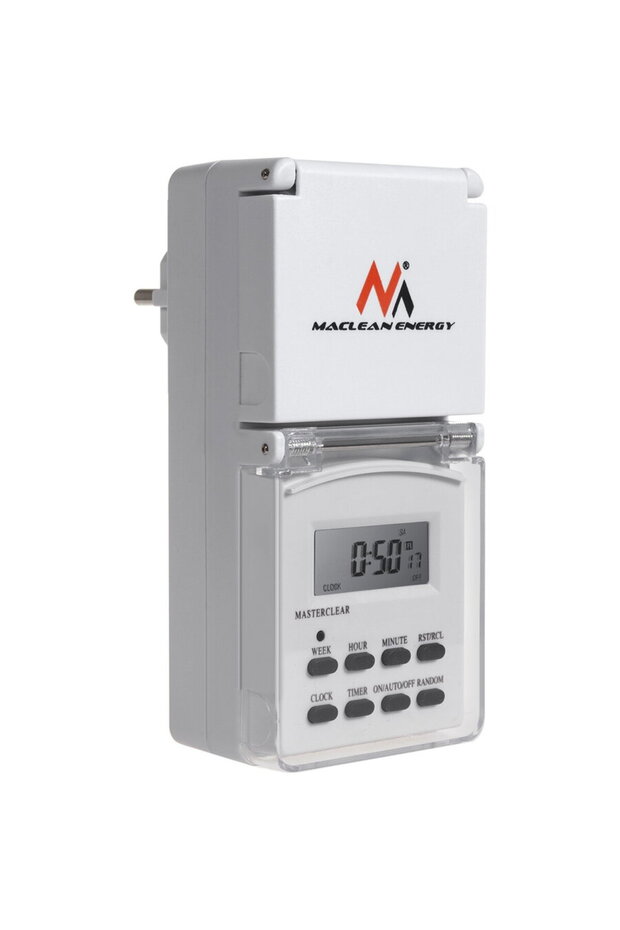 Digital timer socket, external, random function, 10 programs, max. 156 programs, 3600W, M - 1