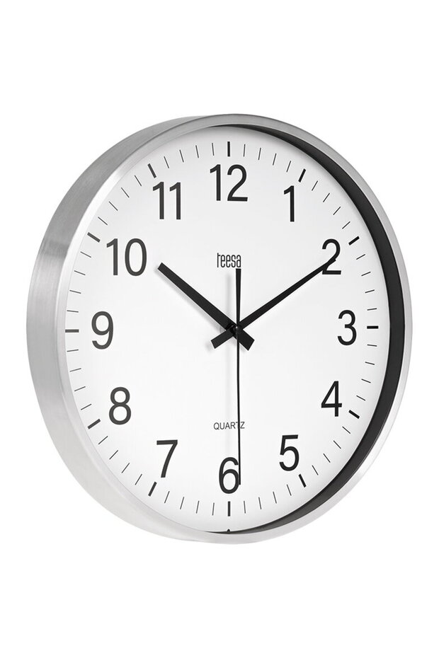 WALL CLOCK 30CM SILVER - 3