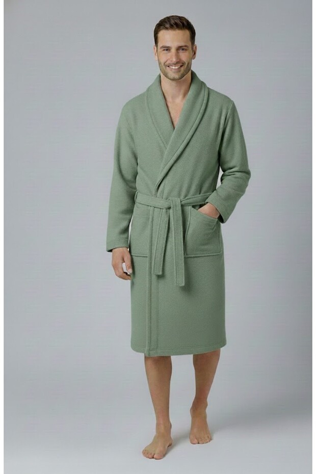 Cotton Premium Bathrobe I Unisex I Ultra - Soft I Bathrobe I Shawl Collar I Dowry I Men's & Women's Bathrobe - 1