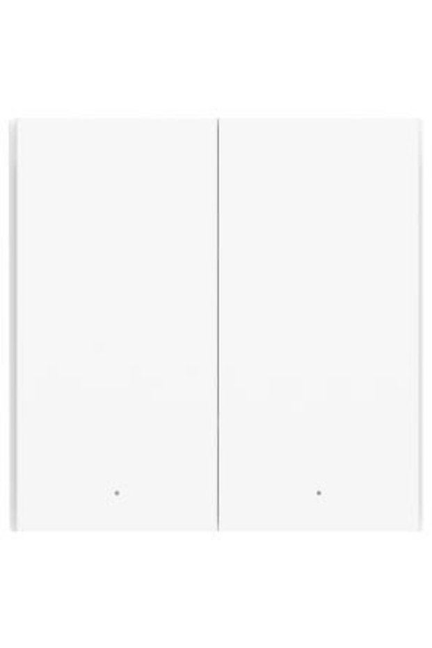 Wireless Switch H1 (Double Rocker), Zigbee 3.0, Alb